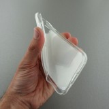 iPhone X / Xs Case Hülle - Gummi transparent Türkei personalisierbares Fussballtrikot