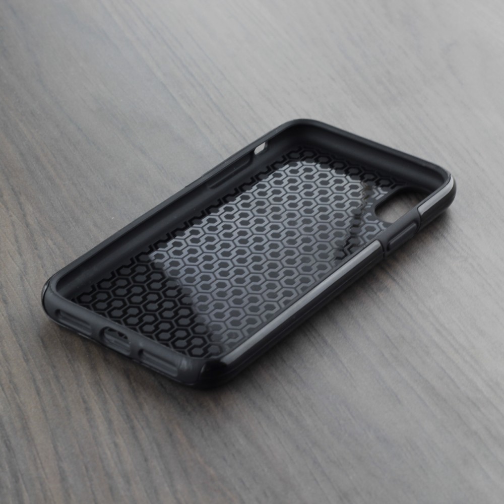 iPhone X / Xs Case Hülle - Hybrid Armor schwarz Türkei personalisierbares Fussballtrikot