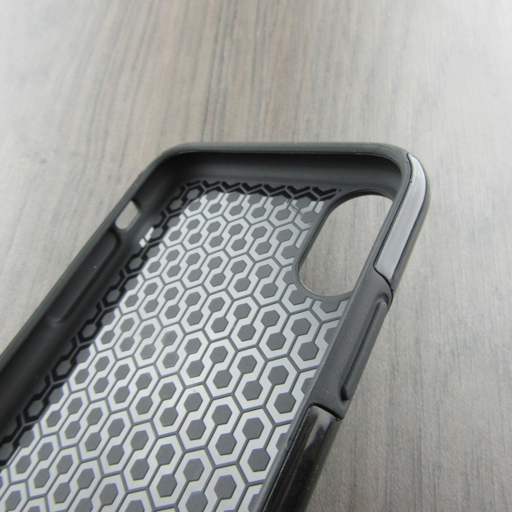 iPhone X / Xs Case Hülle - Hybrid Armor schwarz Türkei personalisierbares Fussballtrikot