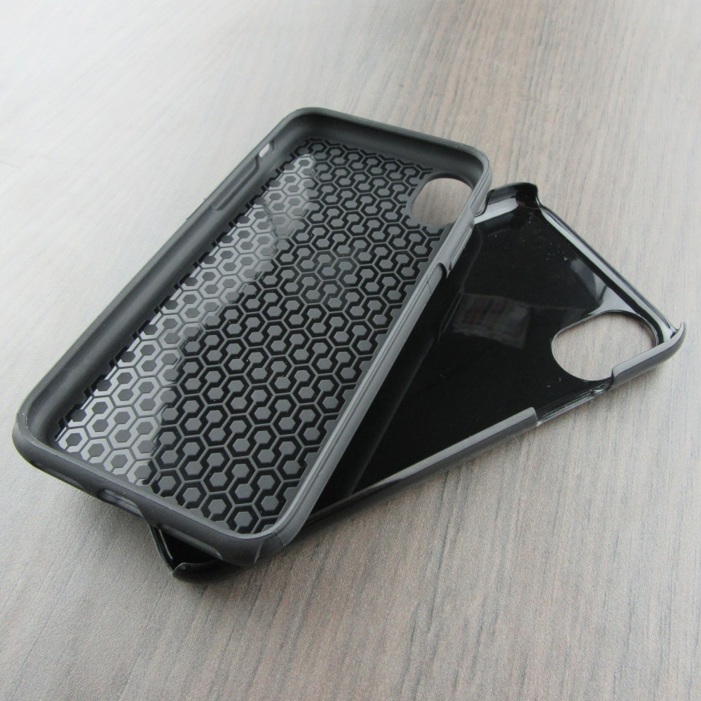 iPhone X / Xs Case Hülle - Hybrid Armor schwarz Türkei personalisierbares Fussballtrikot