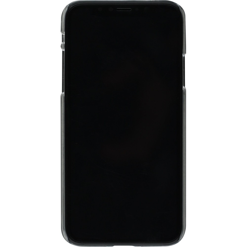 iPhone X / Xs Case Hülle - Kunststoff transparent Türkei personalisierbares Fussballtrikot