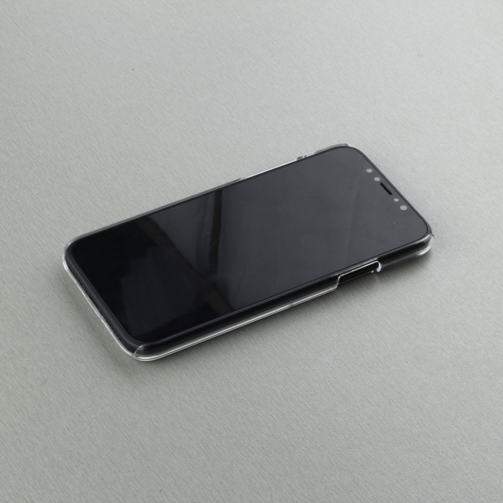 iPhone X / Xs Case Hülle - Kunststoff transparent Türkei personalisierbares Fussballtrikot