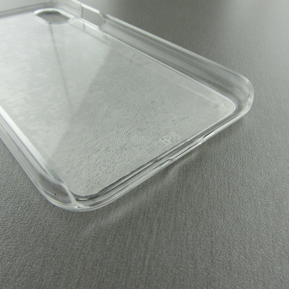 iPhone X / Xs Case Hülle - Kunststoff transparent Türkei personalisierbares Fussballtrikot