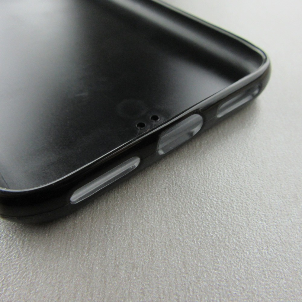 iPhone X / Xs Case Hülle - Silikon schwarz Türkei personalisierbares Fussballtrikot