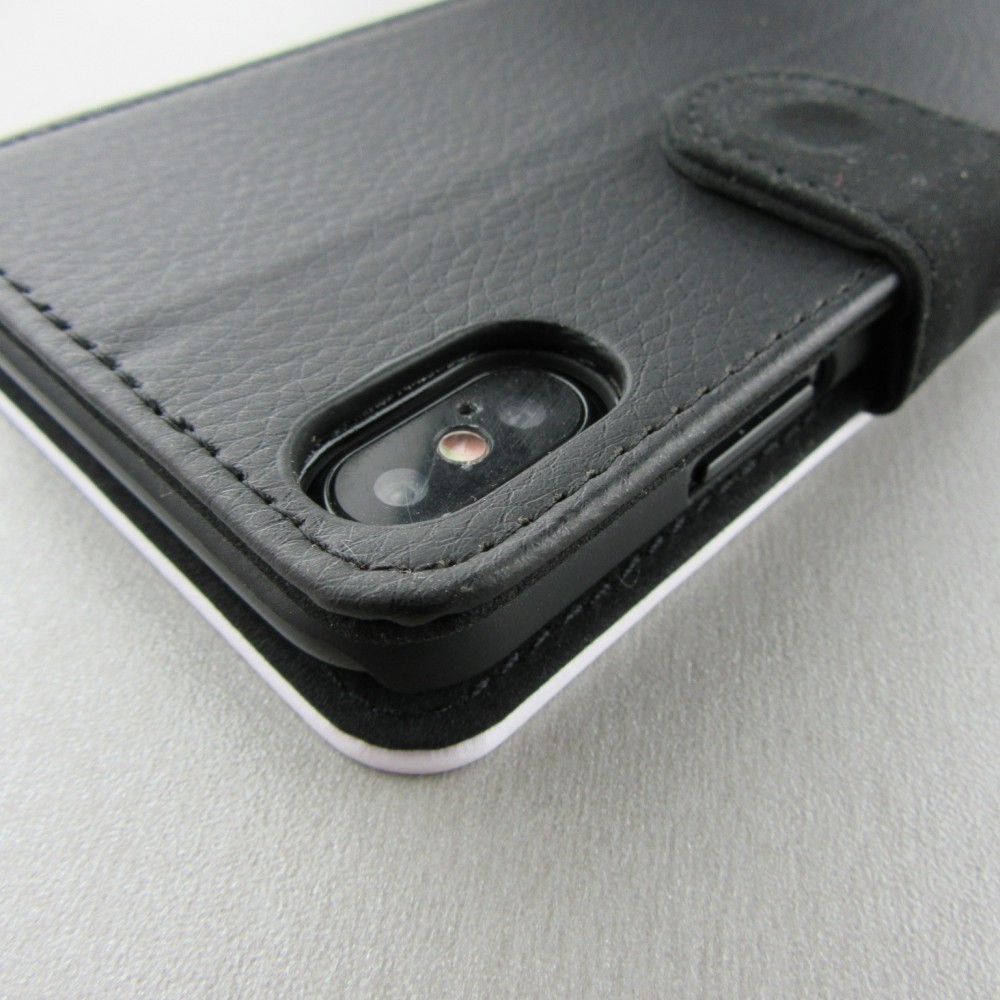 iPhone X / Xs Case Hülle - Wallet schwarz Türkei personalisierbares Fussballtrikot