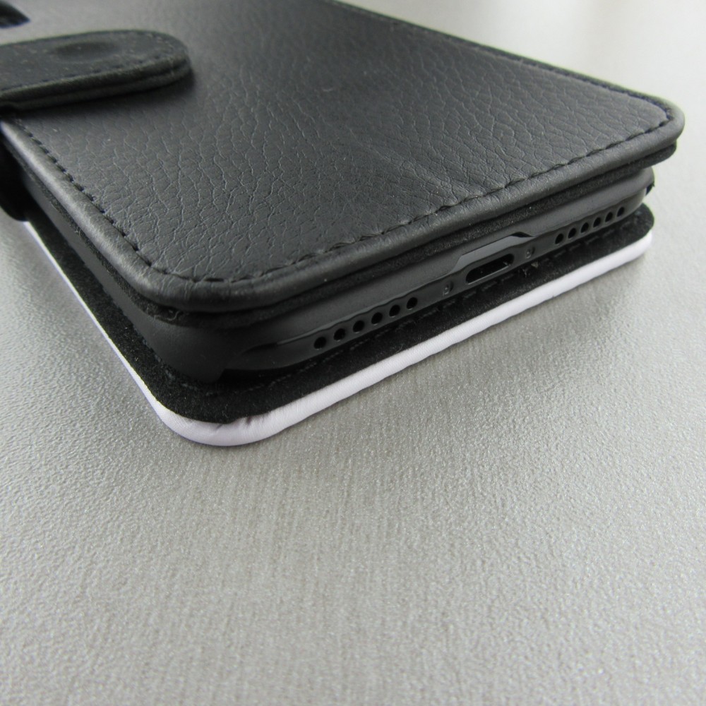 iPhone X / Xs Case Hülle - Wallet schwarz Türkei personalisierbares Fussballtrikot
