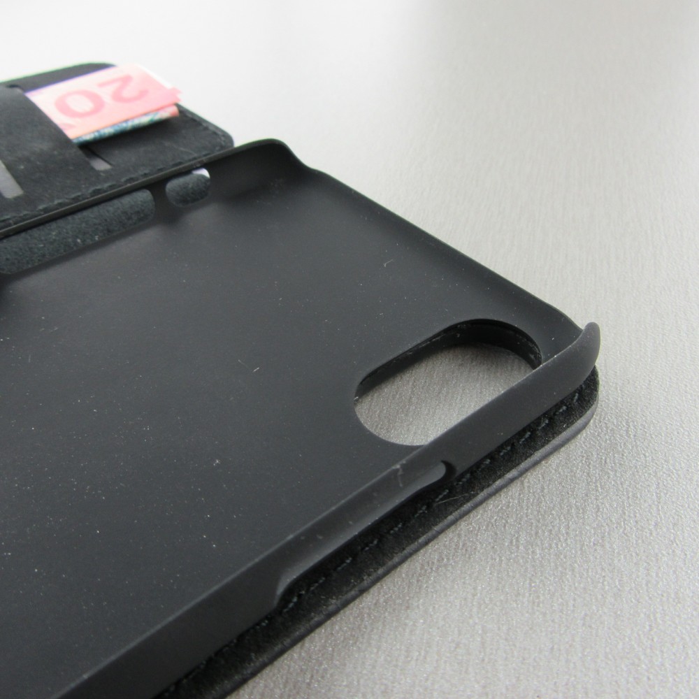 iPhone X / Xs Case Hülle - Wallet schwarz Türkei personalisierbares Fussballtrikot