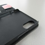 iPhone X / Xs Case Hülle - Wallet schwarz Türkei personalisierbares Fussballtrikot