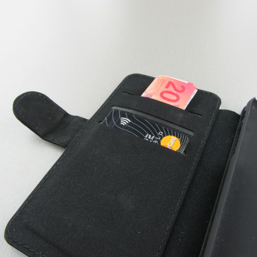 iPhone X / Xs Case Hülle - Wallet schwarz Türkei personalisierbares Fussballtrikot