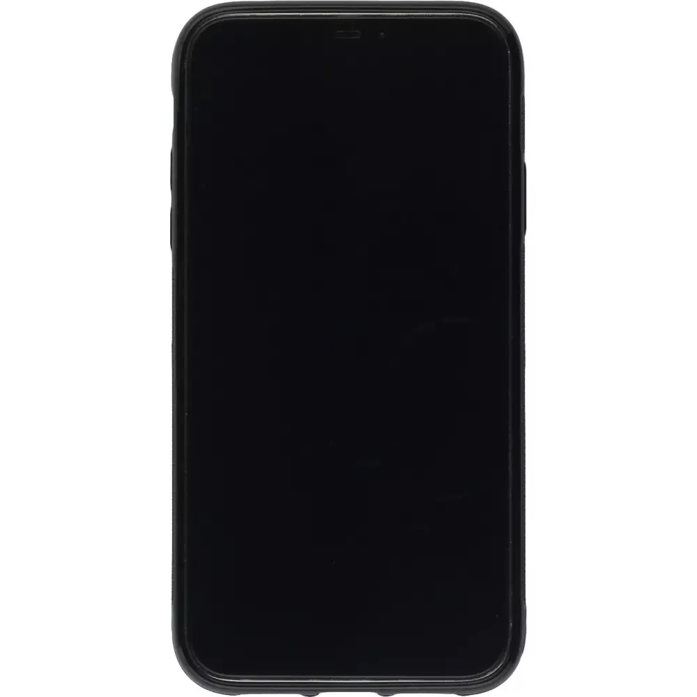 iPhone XR Case Hülle - Silikon schwarz Kanton GE weiss