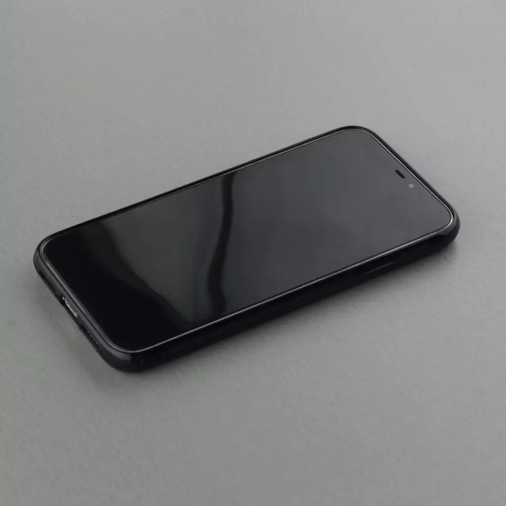 iPhone XR Case Hülle - Silikon schwarz Kanton GE weiss