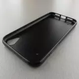 iPhone XR Case Hülle - Silikon schwarz Kanton GE weiss