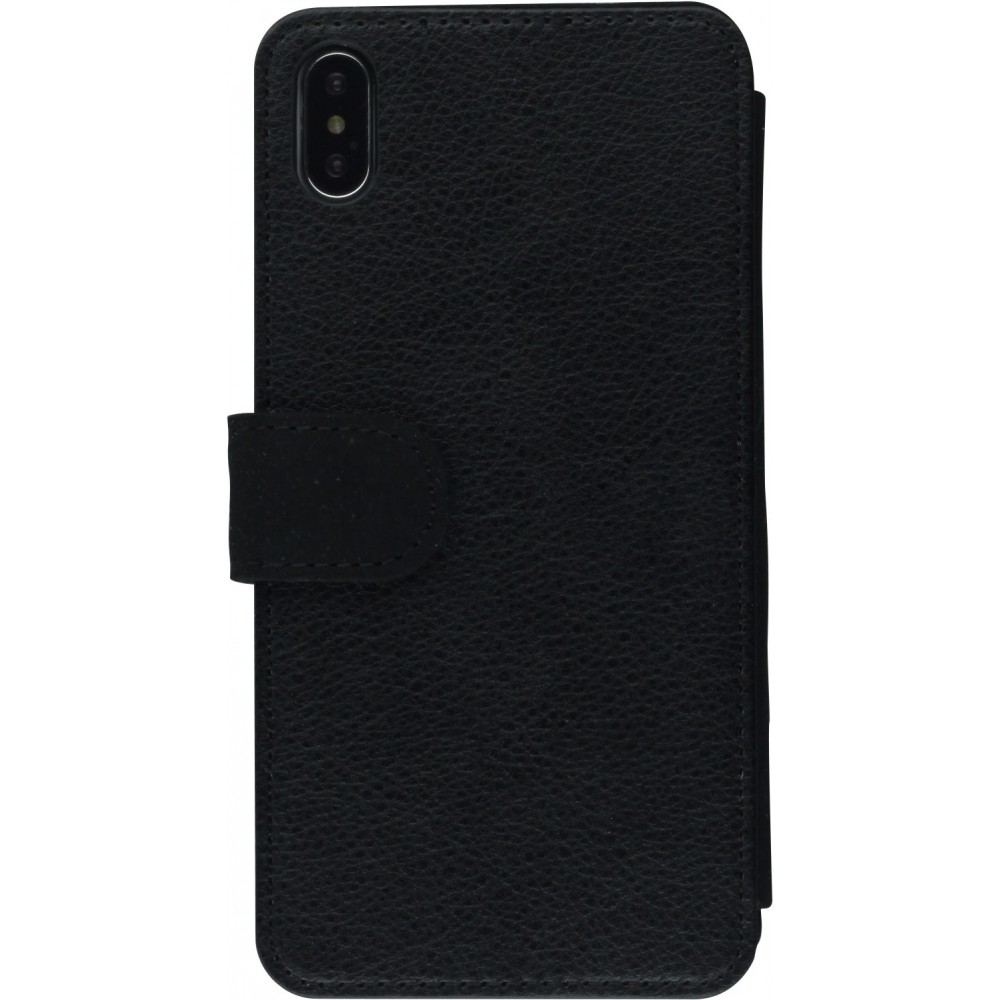 Coque iPhone XR - Wallet noir Maillot de football Portugal Extérieur personnalisable
