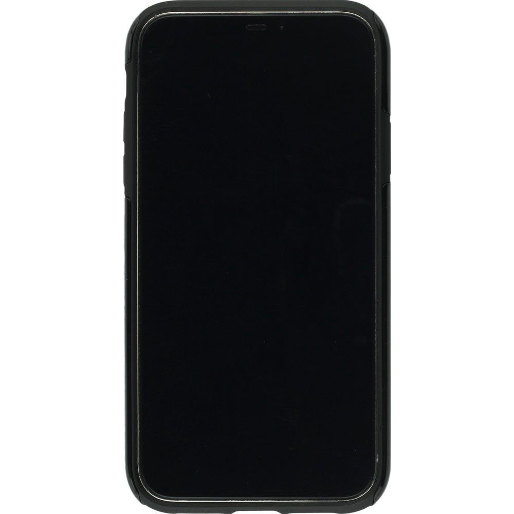 Coque iPhone Xs Max - Hybrid Armor noir Summer 2025 Grow with the flow