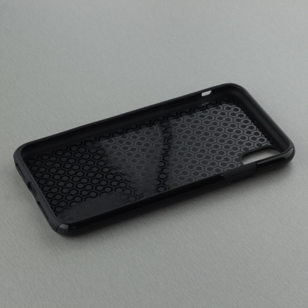 Coque iPhone Xs Max - Hybrid Armor noir Summer 2025 Grow with the flow