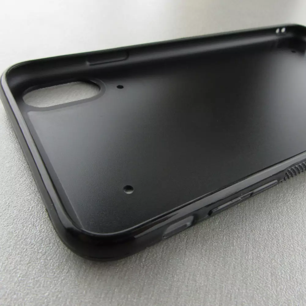 iPhone Xs Max Case Hülle - Silikon schwarz Spring 23 astro