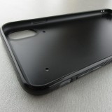 iPhone Xs Max Case Hülle - Silikon schwarz Valentine 2024 heart gradient