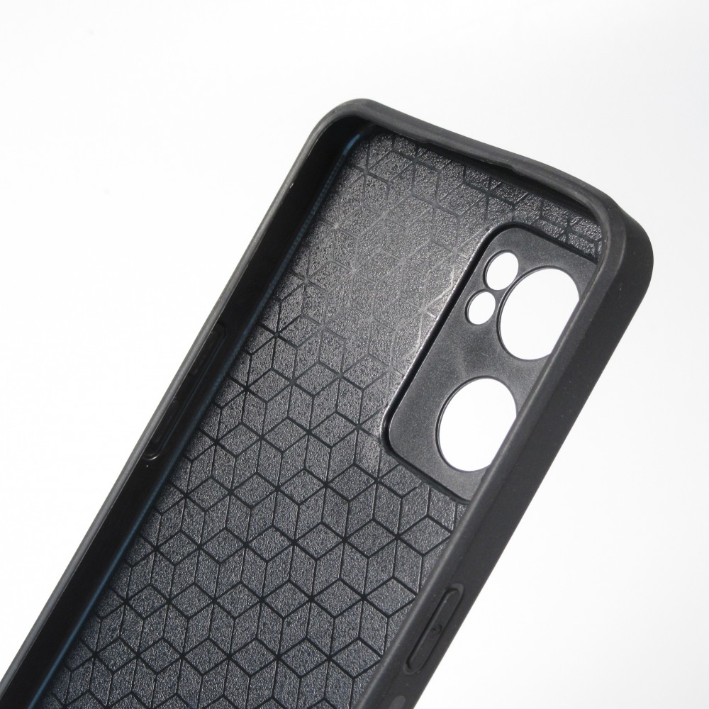 Coque OPPO Reno7 5G - Silicone rigide noir Wolf Shape