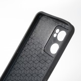 Coque OPPO Reno7 5G - Silicone rigide noir Wolf Shape