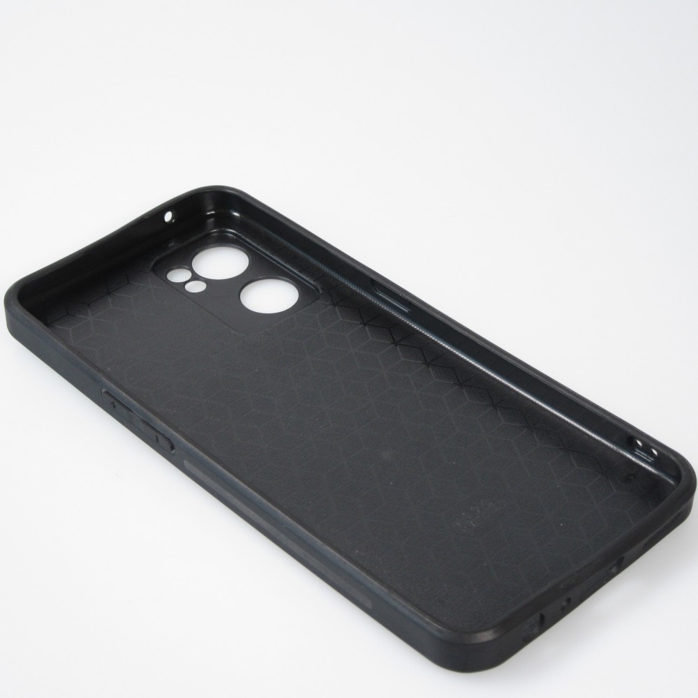 Coque OPPO Reno7 5G - Silicone rigide noir Wolf Shape