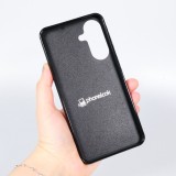 Coque Samsung Galaxy A57 5G - Silicone rigide noir Wine not