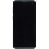 Coque Samsung Galaxy S10 - Silicone rigide noir Canton UR blanc