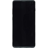 Samsung Galaxy S10+ Case Hülle - Silikon schwarz Kanton CH weiss
