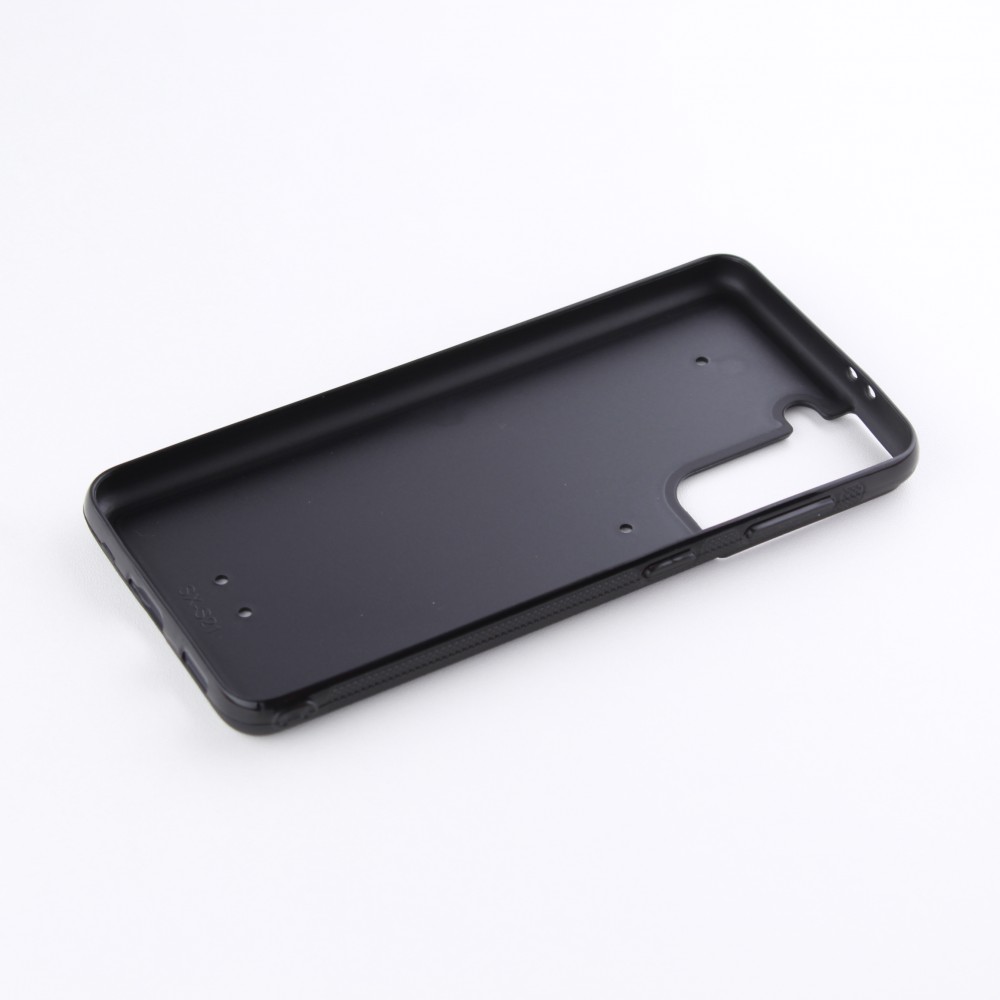 Samsung Galaxy S21 5G Case Hülle - Silikon schwarz Kunstbild - Der Schrei - Edvard Munch