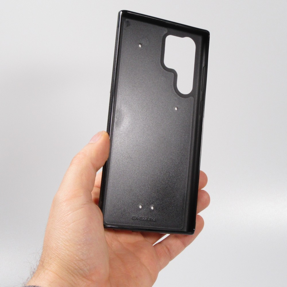 Coque Samsung Galaxy S22 Ultra - Silicone rigide noir Summer 2025 Enjoy your life
