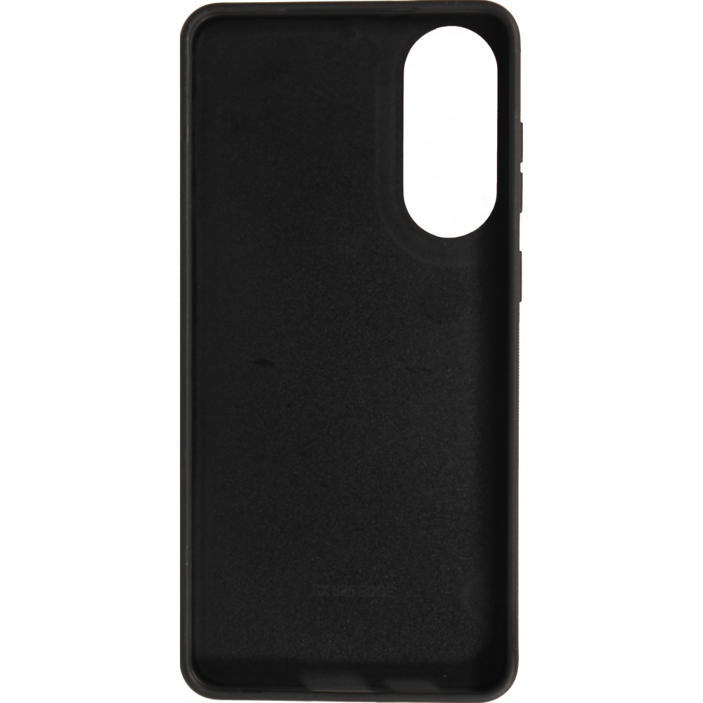 Coque Samsung Galaxy S25 Edge - Silicone rigide noir Winter 22 Ski Jump