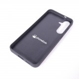 Coque Samsung Galaxy S25 FE - Silicone rigide noir Snowy Mountain Village Lake night