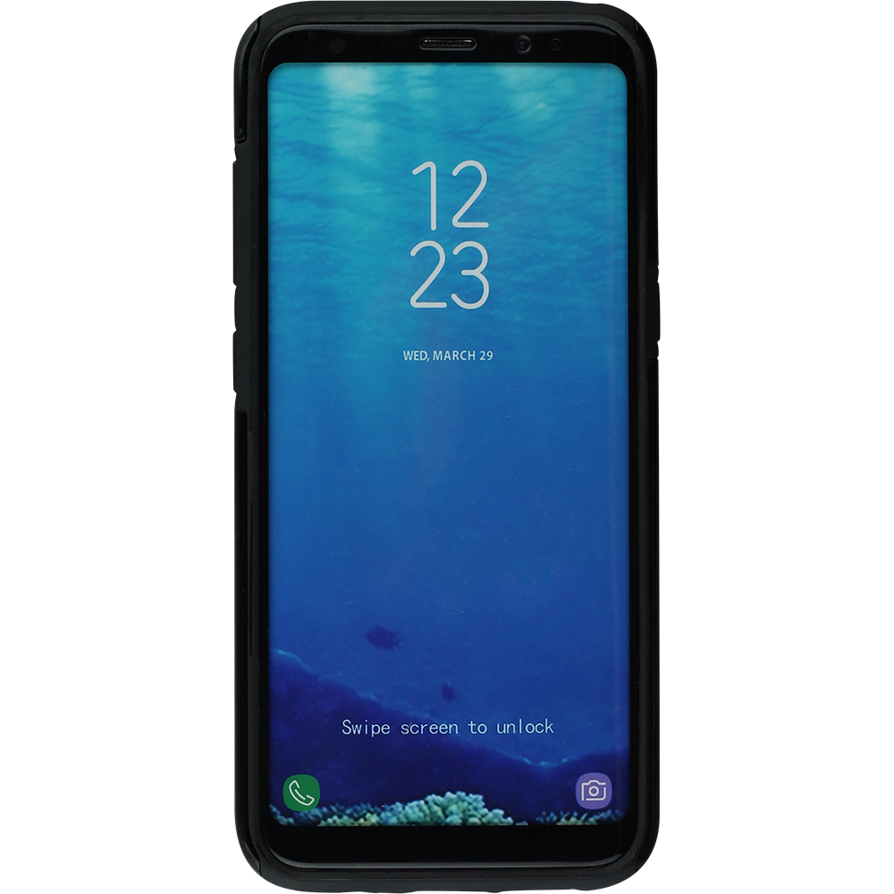 Coque Samsung Galaxy S8 - Hybrid Armor noir Summer 2025 Pattern citron