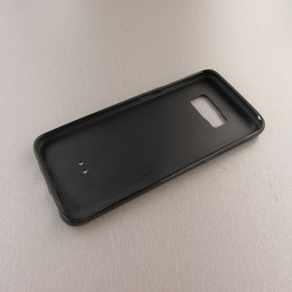 Coque Samsung Galaxy S8 - Silicone rigide noir Marble Black 01