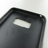 Coque Samsung Galaxy S8+ - Silicone rigide noir Canton VS blanc