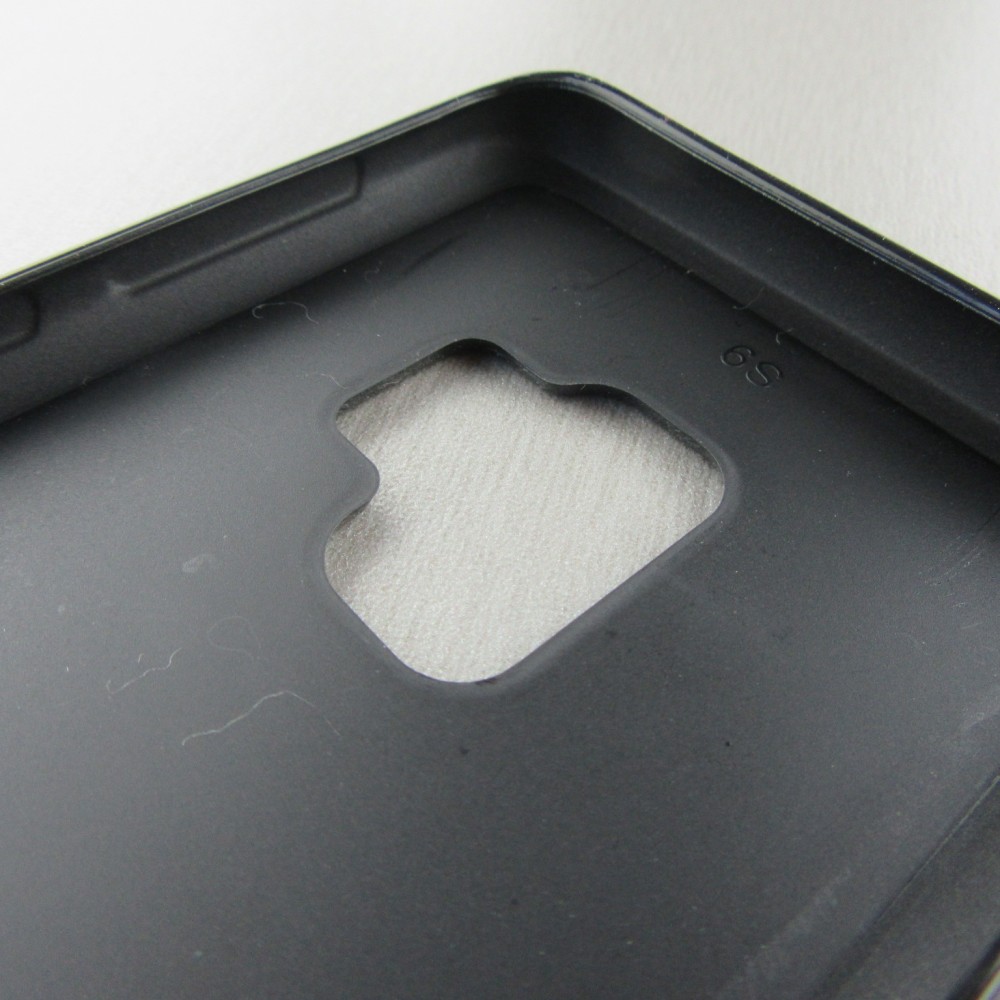 Coque Samsung Galaxy S9 - Silicone rigide noir Carbon Basic