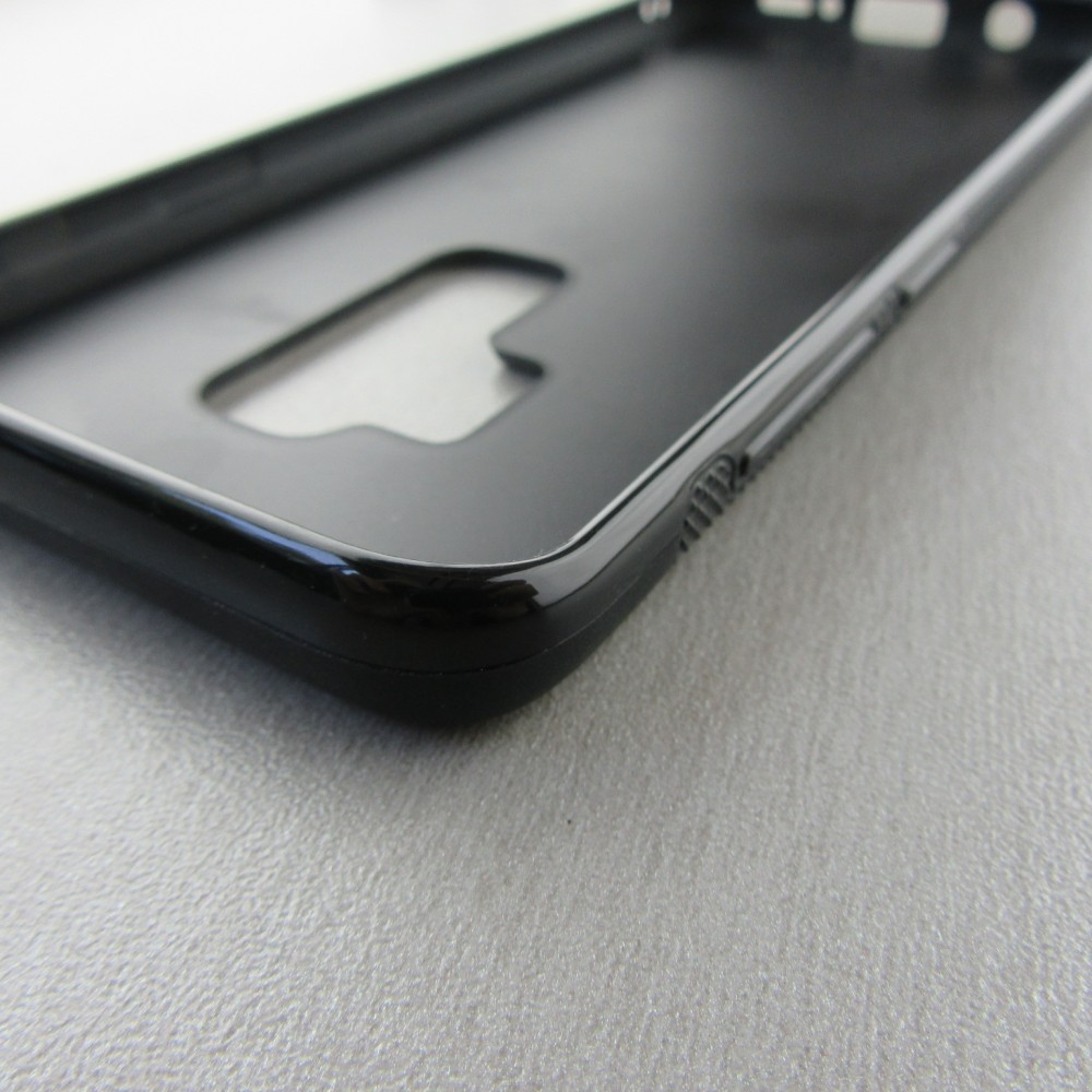 Coque Samsung Galaxy S9+ - Silicone rigide noir princesse en basket