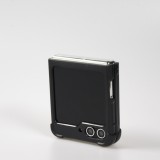 Coque Samsung Galaxy Z Flip5 - Silicone rigide noir Summer 2025 Life is better at the beach