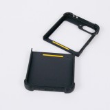 Samsung Galaxy Z Flip6 Case Hülle - Silikon schwarz Winter 22 Northern Lights