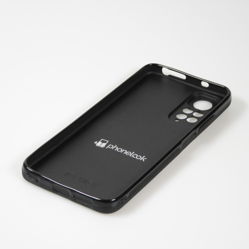 Xiaomi Redmi Note 11 / 11S Case Hülle - Silikon schwarz Winter 22 Pink Forest