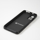 Xiaomi Redmi Note 11 / 11S Case Hülle - Silikon schwarz Winter 22 Pink Forest