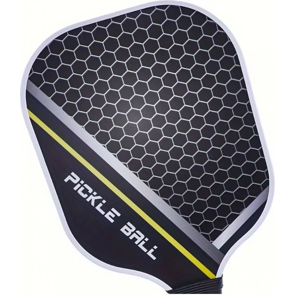 Set de raquettes de pickleball avec 4 balles l&eacute;ger r&eacute;sistant id&eacute;al d&eacute;butants &agrave; experts - Noir