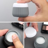 Reiseset Silikonflaschen (8 Teile) wasserdicht f&uuml;r Kosmetik und Hygiene mit transparentem Rei&szlig;verschlussbeutel (90 ml Tuben)