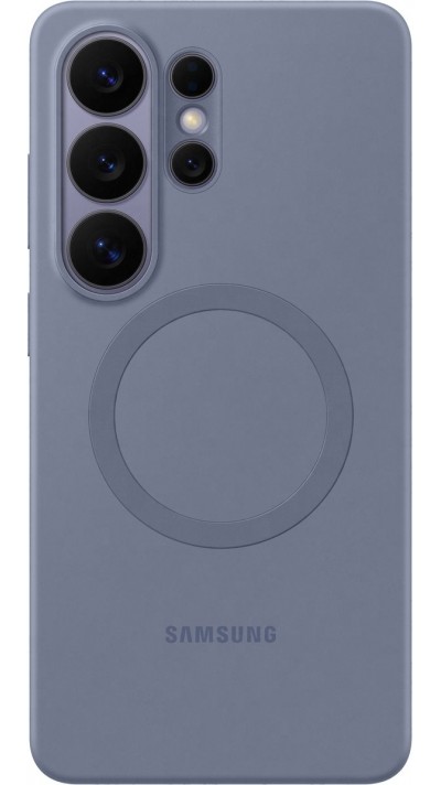 Coque Samsung Galaxy S26 Ultra - Silicone Magnet Case protection l&eacute;g&egrave;re et durable - Blue Violet
