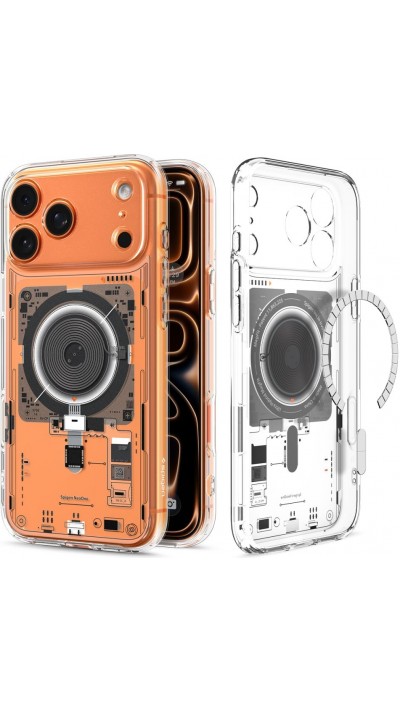 Coque iPhone 17 Pro Max - Spigen Ultra Hybrid MagSafe Neo One - Transparent