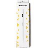 Stylo actif universel Wozinsky pour Android et iOS (sans fil, se charge en USB-C) - Blanc
