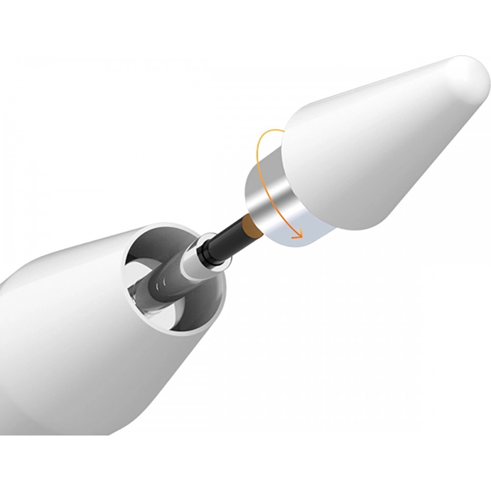 Stylo actif universel Wozinsky pour Android et iOS (sans fil, se charge en USB-C) - Blanc