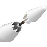 Stylo actif universel Wozinsky pour Android et iOS (sans fil, se charge en USB-C) - Blanc