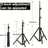 Support de projecteur trépied rétractable HY300 Pro hauteur ajustable jusqu'à 110cm - Noir