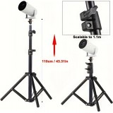 Support de projecteur trépied rétractable HY300 Pro hauteur ajustable jusqu'à 110cm - Noir
