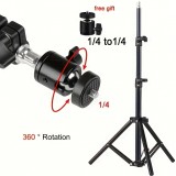 Support de projecteur trépied rétractable HY300 Pro hauteur ajustable jusqu'à 110cm - Noir